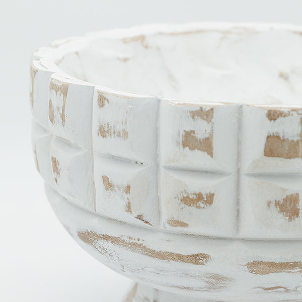 ΔΙΑΚΟΣΜΗΤΙΚΟ ΜΠΩΛ ΞΥΛΙΝΟ ΛΕΥΚΟ-ΚΑΦΕ 24x24x18