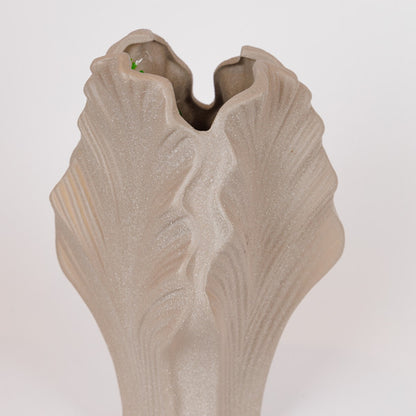 ΒΑΖΟ ΣΕ ΣΧΗΜΑ ΦΥΛΛΟΥ ΚΕΡΑΜΙΚΟ ΚΑΦΕ 17x17x33