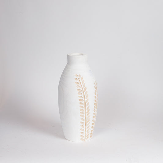 ΒΑΖΟ ΞΥΛΟ ΛΕΥΚΟ-ΦΥΣΙΚΟ 13x13x30