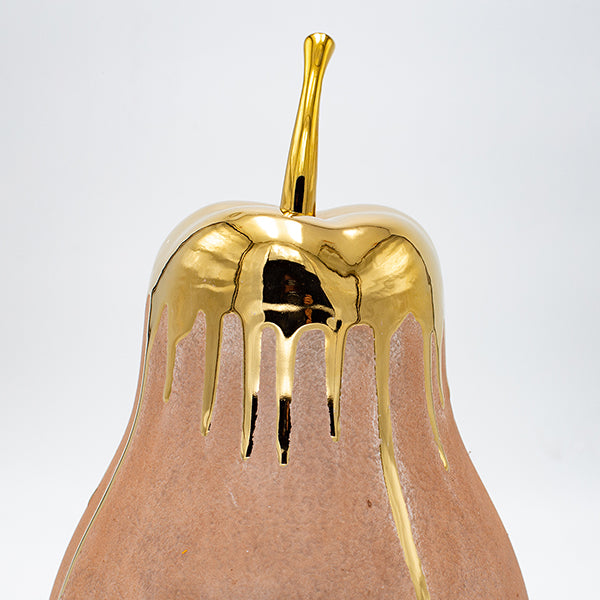 ΔΙΑΚΟΣΜΗΤΙΚΟ ΑΧΛΑΔΙ ΚΡΕΜ-ΧΡΥΣΟ 17.5x17.5x30.5