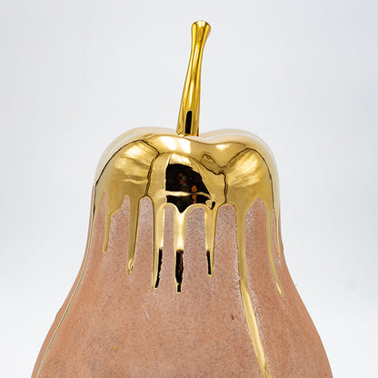 ΔΙΑΚΟΣΜΗΤΙΚΟ ΑΧΛΑΔΙ ΚΡΕΜ-ΧΡΥΣΟ 17.5x17.5x30.5