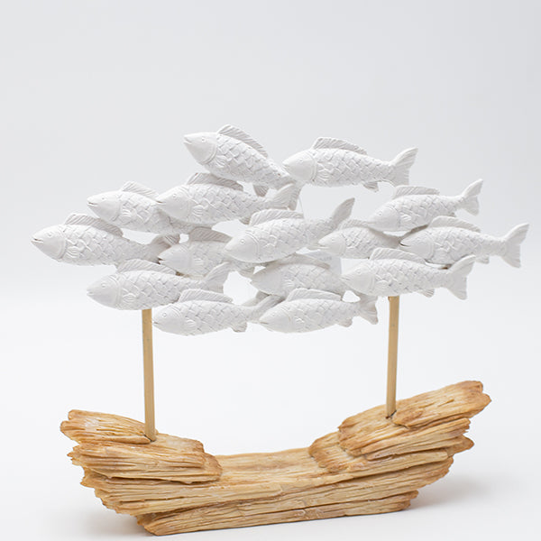 ΔΙΑΚΟΣΜΗΤΙΚΟ ΓΛΥΠΤΟ ΚΟΠΑΔΙ ΨΑΡΙΩΝ ΠΟΛΥΡΕΖΙΝ ΦΥΣΙΚΟ-ΛΕΥΚΟ 26x5x21