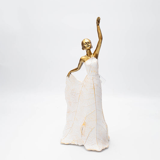 ΓΥΝΑΙΚΑ ΠΟΛΥΡΕΖΙΝ ΧΡΥΣΗ - ΛΕΥΚΗ 12x9.6x29