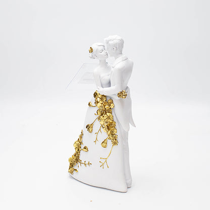 ΖΕΥΓΑΡΙ ΠΟΛΥΡΕΖΙΝ ΛΕΥΚΟ - ΧΡΥΣΟ 11.2x5x20