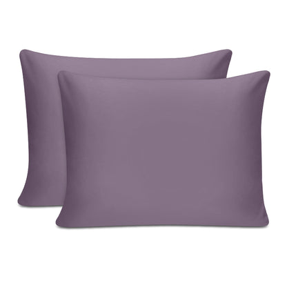Μαξιλαροθήκες Ύπνου Tonne Cotton Box Σετ 2 Τμχ Χρώμα Dusty Rose 50x80εκ