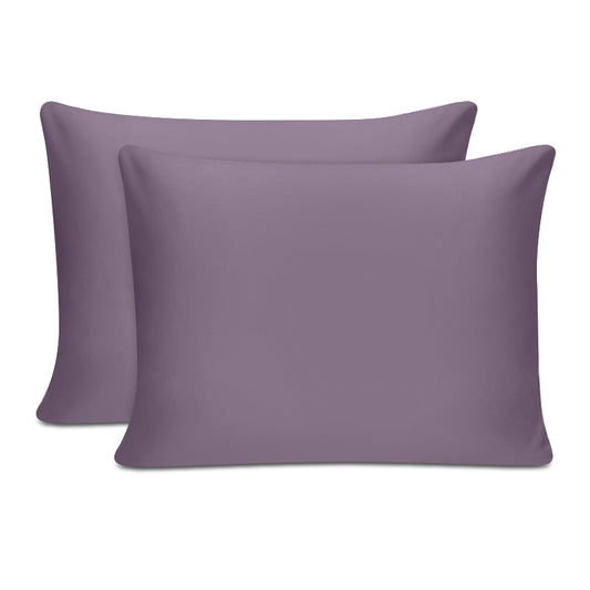 Μαξιλαροθήκες Ύπνου Tonne Cotton Box Σετ 2 Τμχ Χρώμα Dusty Rose 50x80εκ