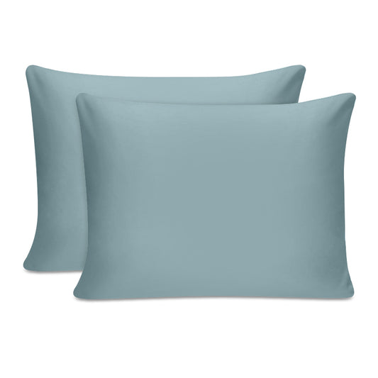 Μαξιλαροθήκες Ύπνου Tonne Cotton Box Σετ 2 Τμχ Χρώμα Μέντα 50x80εκ