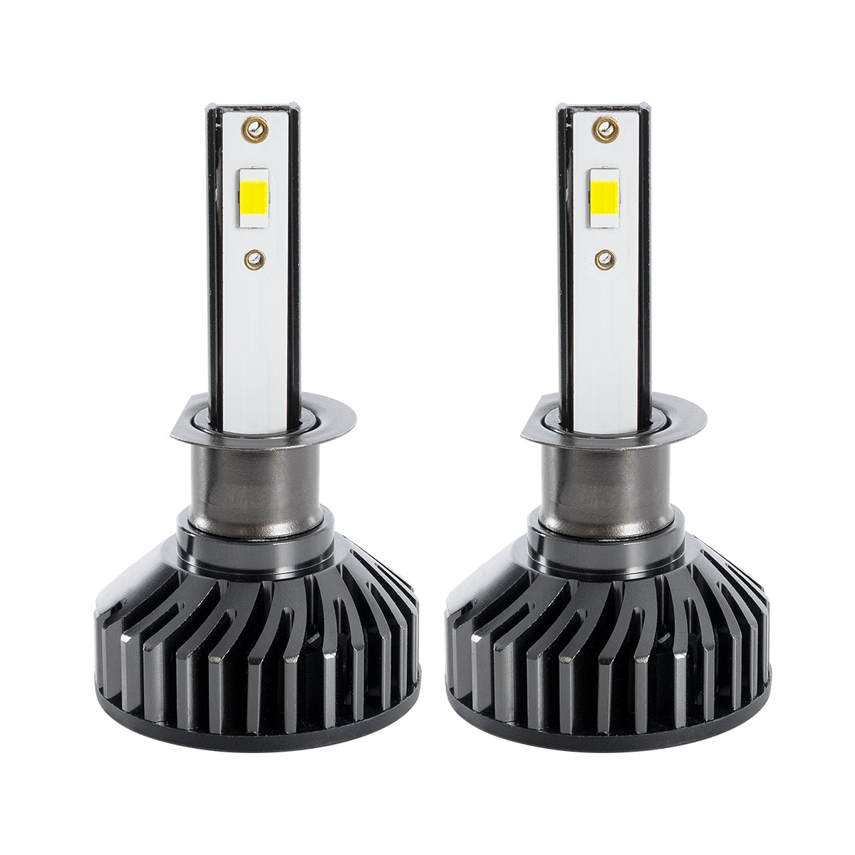 LEDKITF2 82020 Λάμπα H1 CANbus LED 30W/60W 3500lm/7000lm 360° DC 12-24V Αδιάβροχο IP65 Ψυχρό Λευκό 6000K - CREE COB Chip - Μ4 x Π4 x Υ7 - Πακέτο 2 Τεμαχίων