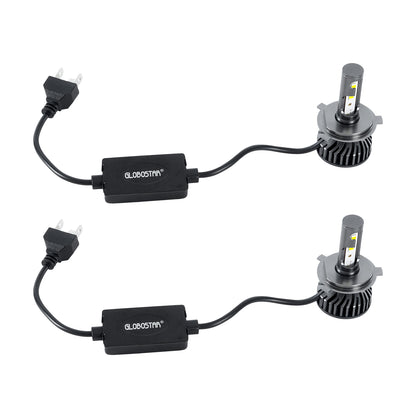 LEDKITF2 82022 Λάμπα H4 CANbus LED 30W/60W 3500lm/7000lm 360° DC 12-24V Αδιάβροχο IP65 Ψυχρό Λευκό 6000K - CREE COB Chip - Μ4 x Π4 x Υ7 - Πακέτο 2 Τεμαχίων