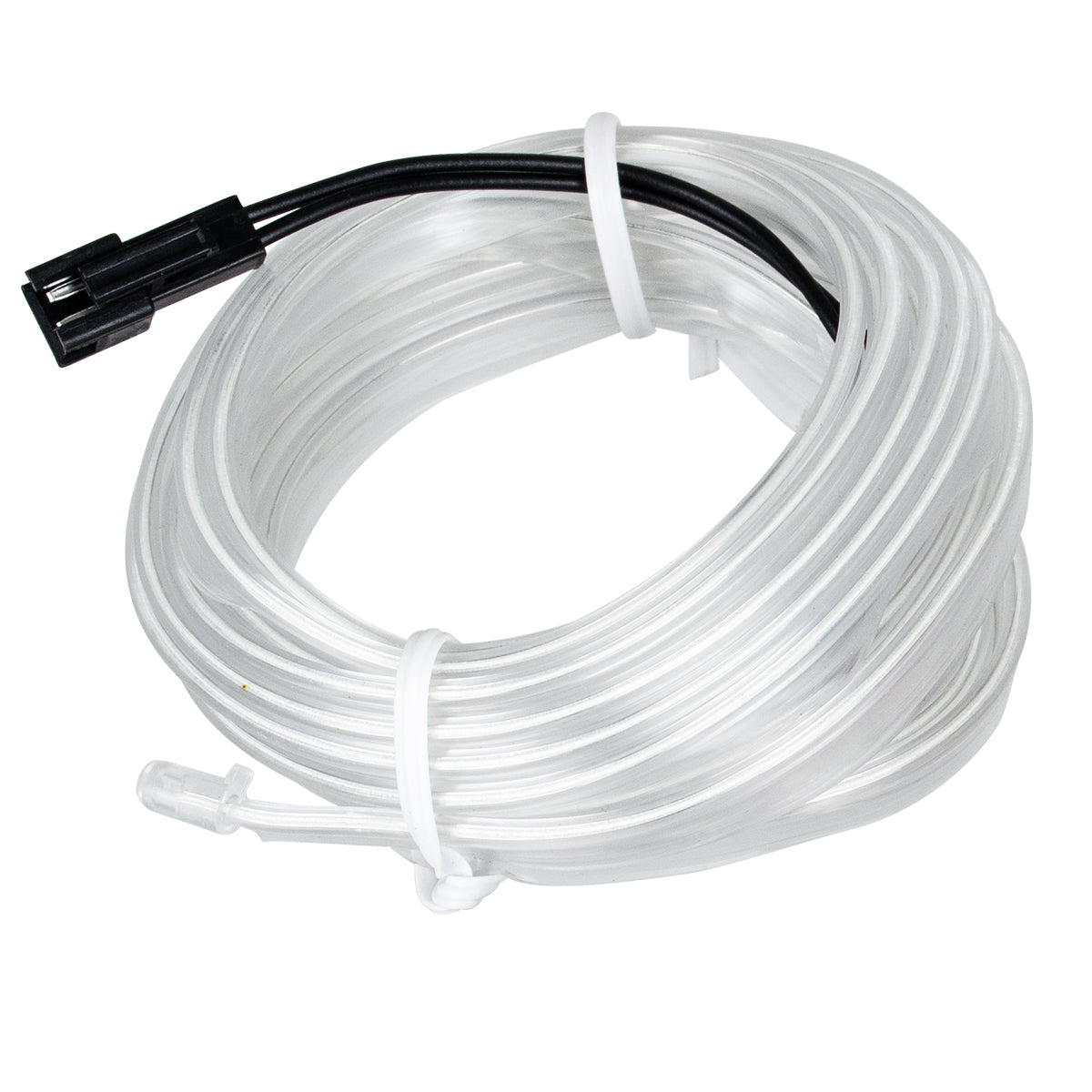 82204 TUBE 360° Degree Διακοσμητική EL-Wire Neon Αυτοκινήτου Κορδόνι ΣΕΤ 3m 1W/3m 30lm/m 360° DC 12V με Βύσμα Αναπτήρα Αυτοκινήτου Αδιάβροχη IP68 Γαλάζιο