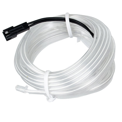 82204 TUBE 360° Degree Διακοσμητική EL-Wire Neon Αυτοκινήτου Κορδόνι ΣΕΤ 3m 1W/3m 30lm/m 360° DC 12V με Βύσμα Αναπτήρα Αυτοκινήτου Αδιάβροχη IP68 Γαλάζιο