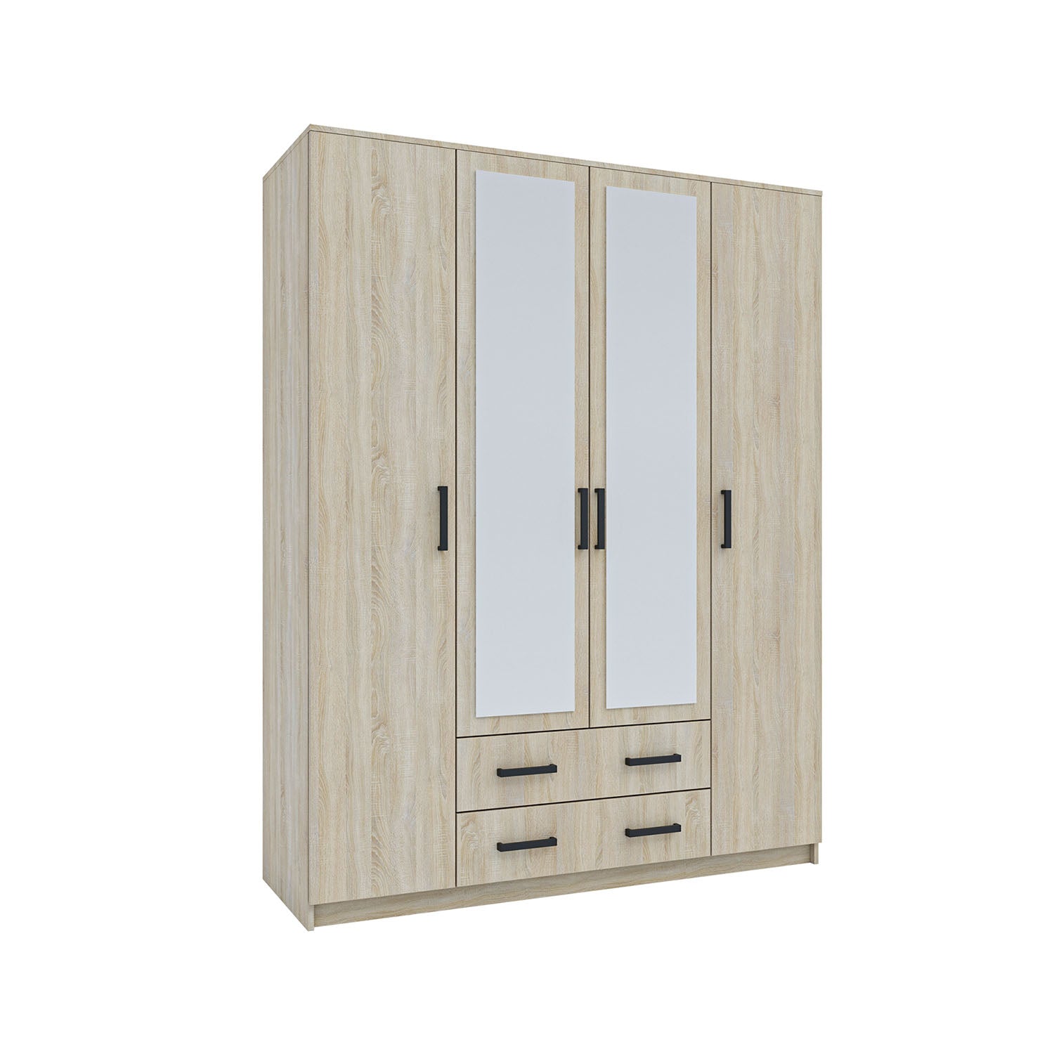 Ντουλάπα Τετράφυλλη Simple Σονόμα 160x52x205