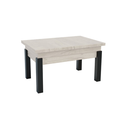 Τραπέζι Σαλονιού Transformer Λευκό 90x60x50