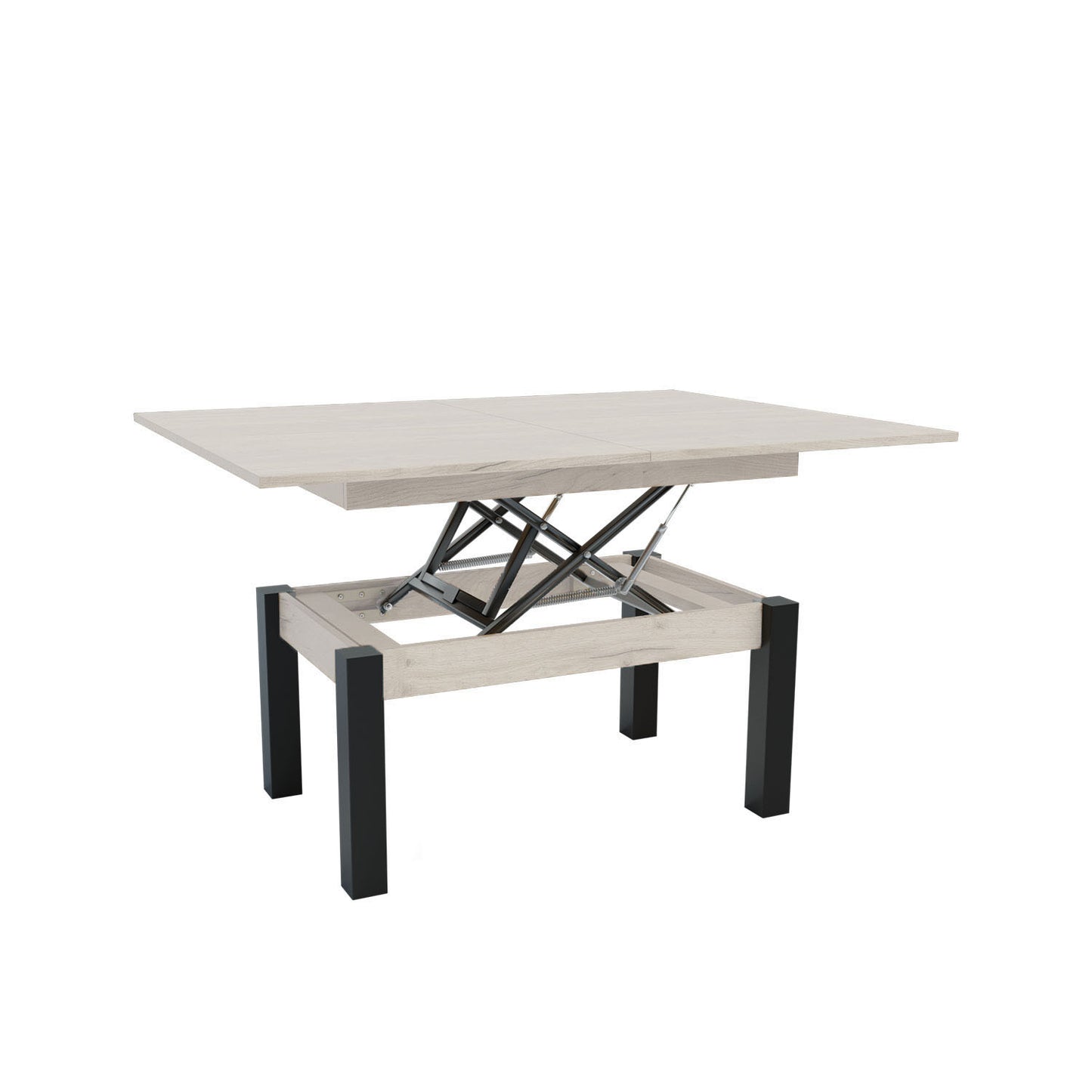 Τραπέζι Σαλονιού Transformer Λευκό 90x60x50