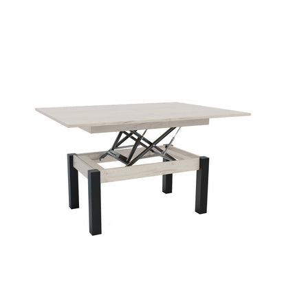 Τραπέζι Σαλονιού Transformer Λευκό 90x60x50