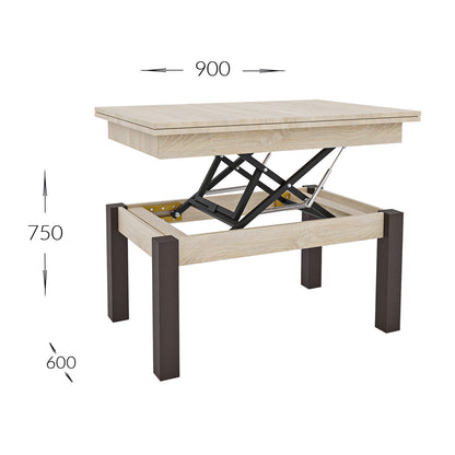 Τραπέζι Σαλονιού Transformer Σονόμα 90x60x50