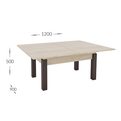 Τραπέζι Σαλονιού Transformer Σονόμα 90x60x50