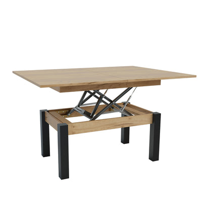 Τραπέζι Σαλονιού Transformer Χρυσό Δρυς 90x60x50