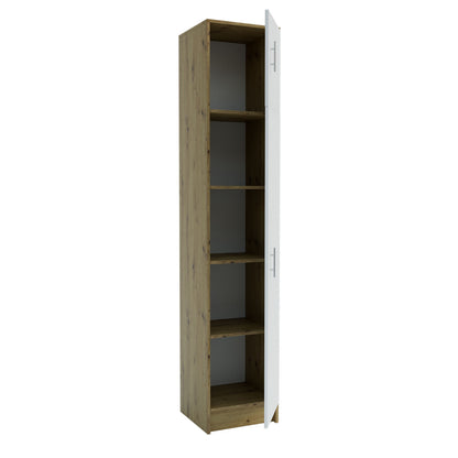 Ντουλάπα Stephani Δρυς-Λευκό 40x36x200