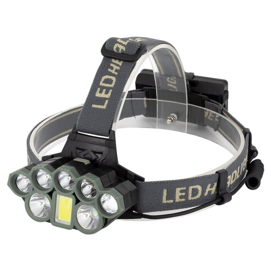 HEADLAMP 79062 Φακός Κεφαλής LED 40W 4000lm 15~60° DC 5V με USB-C με Επαναφορτιζόμενη Μπαταρία Li-ion 3.7V 2x18650 6000mAh Αδιάβροχο IP54 Ψυχρό Λευκό 6000K - CREE XML2-T6 Chip - Μ9.2 x Π3 x Υ4.5
