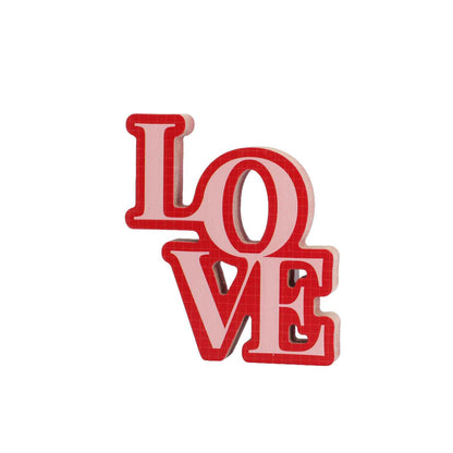 Ξύλινο Διακοσμητικό Love 11x13x2