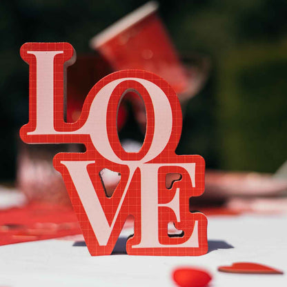 Ξύλινο Διακοσμητικό Love 11x13x2