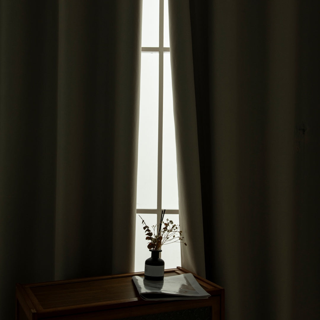 Κουρτίνα Full Blackout Σκίασης με 8 Κρίκους Soft Art 8391 140x270εκ Άμμου