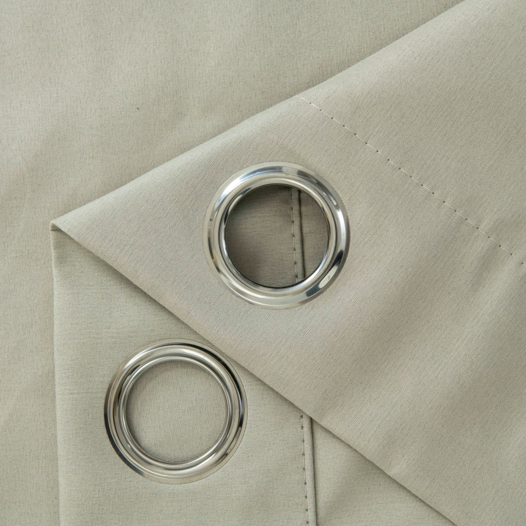 Κουρτίνα Full Blackout Σκίασης με 8 Κρίκους Soft Art 8391 140x270εκ Σκούρο Μπεζ