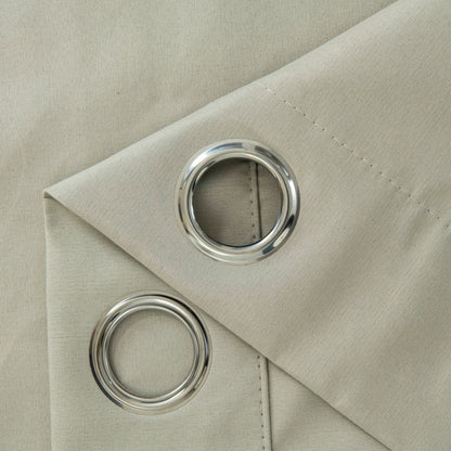 Κουρτίνα Full Blackout Σκίασης με 8 Κρίκους Soft Art 8391 140x270εκ Σκούρο Μπεζ