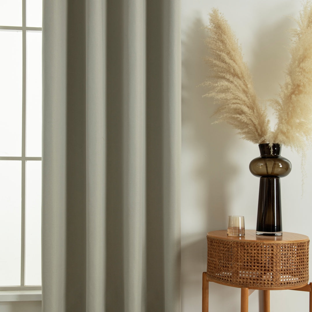 Κουρτίνα Full Blackout Σκίασης με 8 Κρίκους Soft Art 8391 140x270εκ Σκούρο Μπεζ