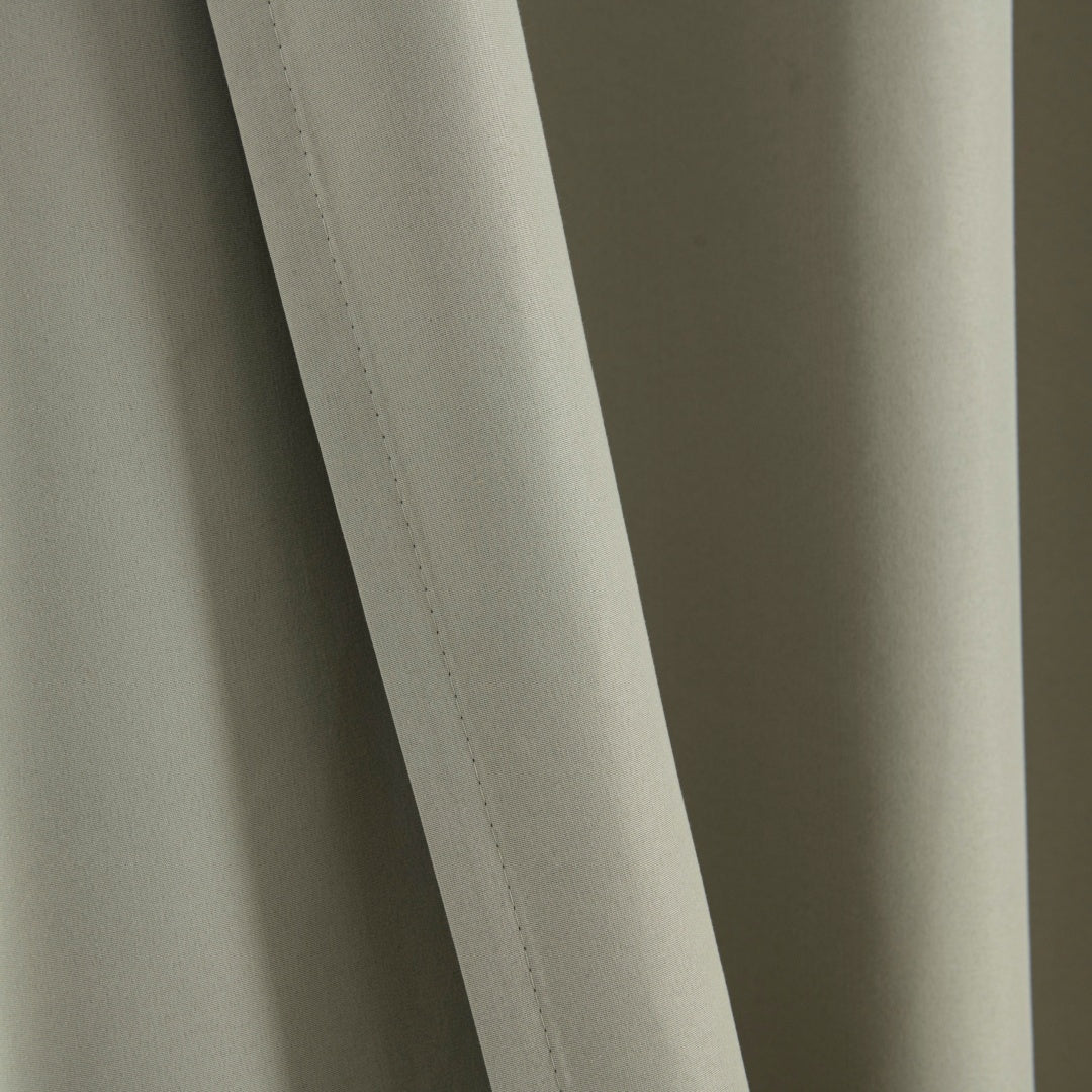 Κουρτίνα Full Blackout Σκίασης με 8 Κρίκους Soft Art 8391 140x270εκ Σκούρο Μπεζ