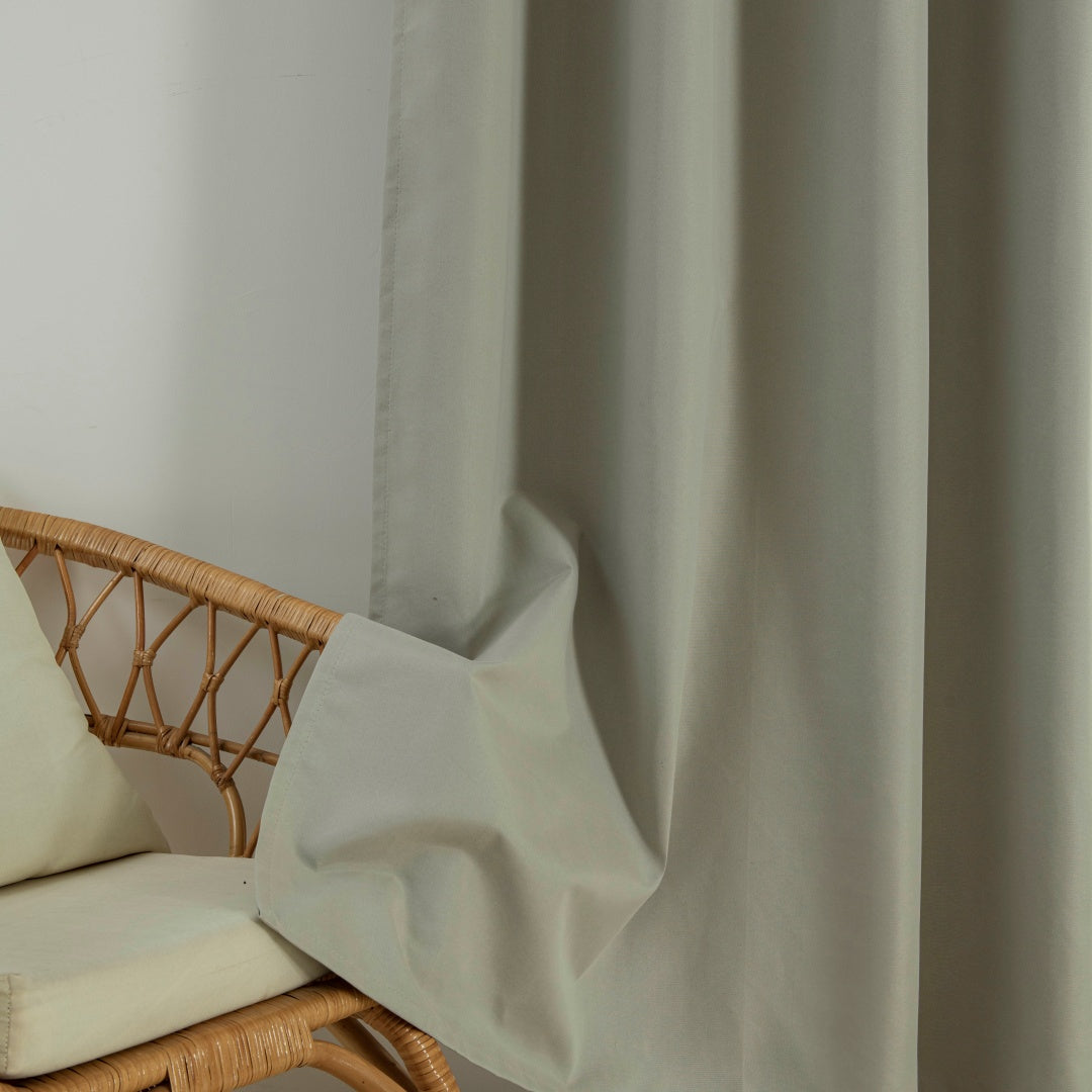 Κουρτίνα Full Blackout Σκίασης με 8 Κρίκους Soft Art 8391 140x270εκ Σκούρο Μπεζ