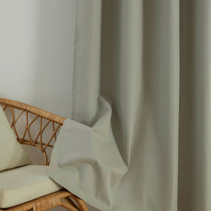 Κουρτίνα Full Blackout Σκίασης με 8 Κρίκους Soft Art 8391 140x270εκ Σκούρο Μπεζ