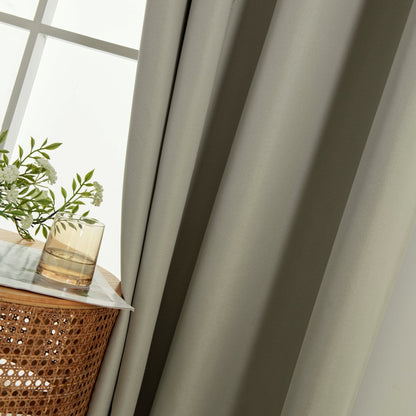 Κουρτίνα Full Blackout Σκίασης με 8 Κρίκους Soft Art 8391 140x270εκ Σκούρο Μπεζ