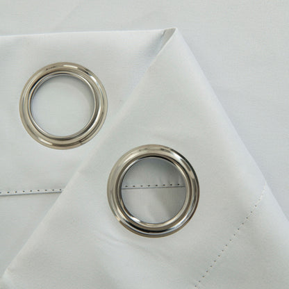 Κουρτίνα Full Blackout Σκίασης με 8 Κρίκους Soft Art 8391 140x270εκ Πάγου