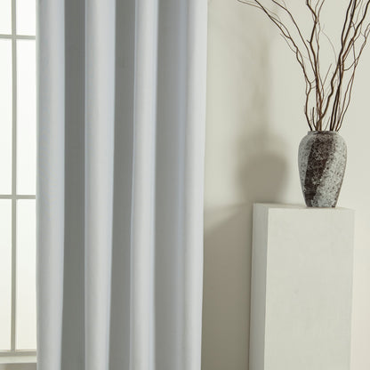 Κουρτίνα Full Blackout Σκίασης με 8 Κρίκους Soft Art 8391 140x270εκ Πάγου