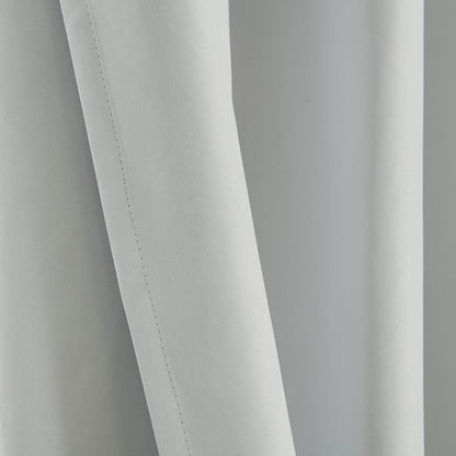 Κουρτίνα Full Blackout Σκίασης με 8 Κρίκους Soft Art 8391 140x270εκ Πάγου