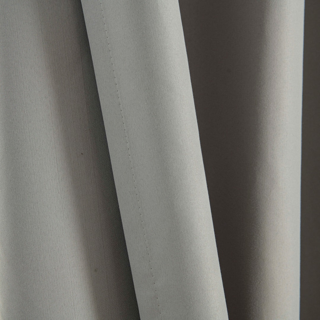 Κουρτίνα Full Blackout Σκίασης με 8 Κρίκους Soft Art 8391 140x270εκ Γκρι