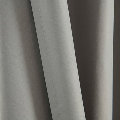 Κουρτίνα Full Blackout Σκίασης με 8 Κρίκους Soft Art 8391 140x270εκ Γκρι