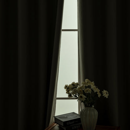 Κουρτίνα Full Blackout Σκίασης με 8 Κρίκους Soft Art 8391 140x270εκ Μπεζ