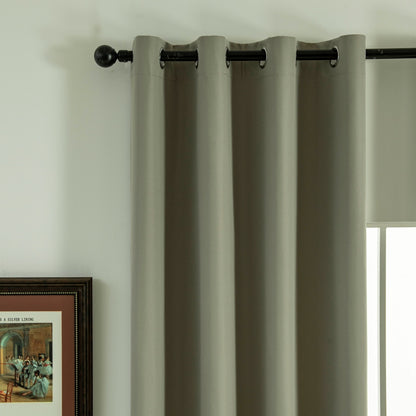 Κουρτίνα Full Blackout Σκίασης με 8 Κρίκους Soft Art 8391 140x270εκ Μπεζ