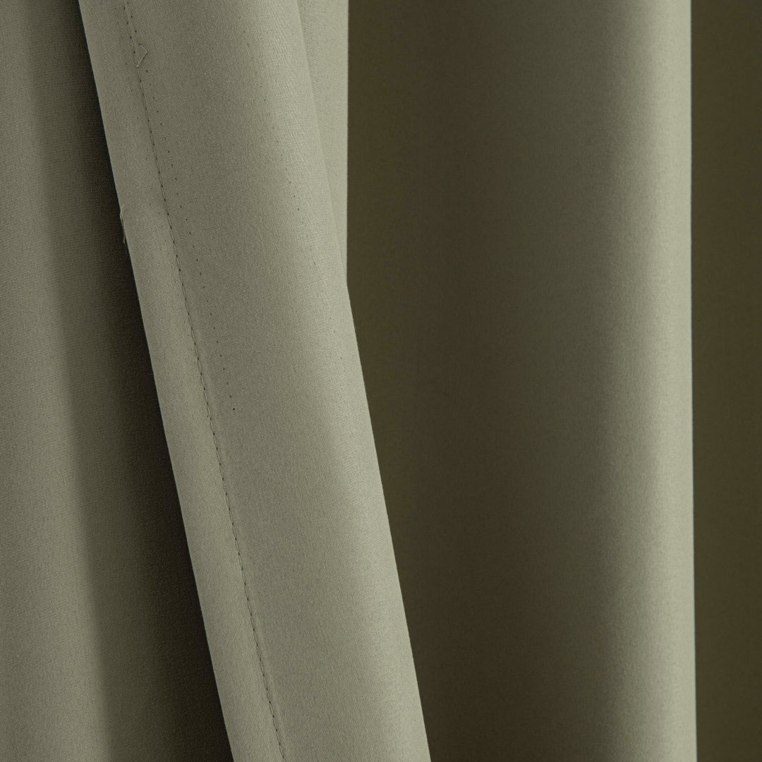 Κουρτίνα Full Blackout Σκίασης με 8 Κρίκους Soft Art 8391 140x270εκ Μπεζ