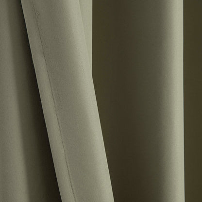 Κουρτίνα Full Blackout Σκίασης με 8 Κρίκους Soft Art 8391 140x270εκ Μπεζ