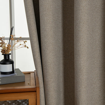 Κουρτίνα Full Blackout Σκίασης με 8 Κρίκους Elite Art 8392 140x270εκ Μπεζ