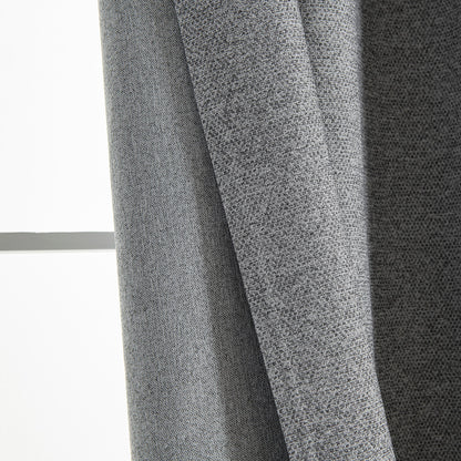Κουρτίνα Full Blackout Σκίασης με 8 Κρίκους Elite Art 8392 140x270εκ Σκούρο Γκρι