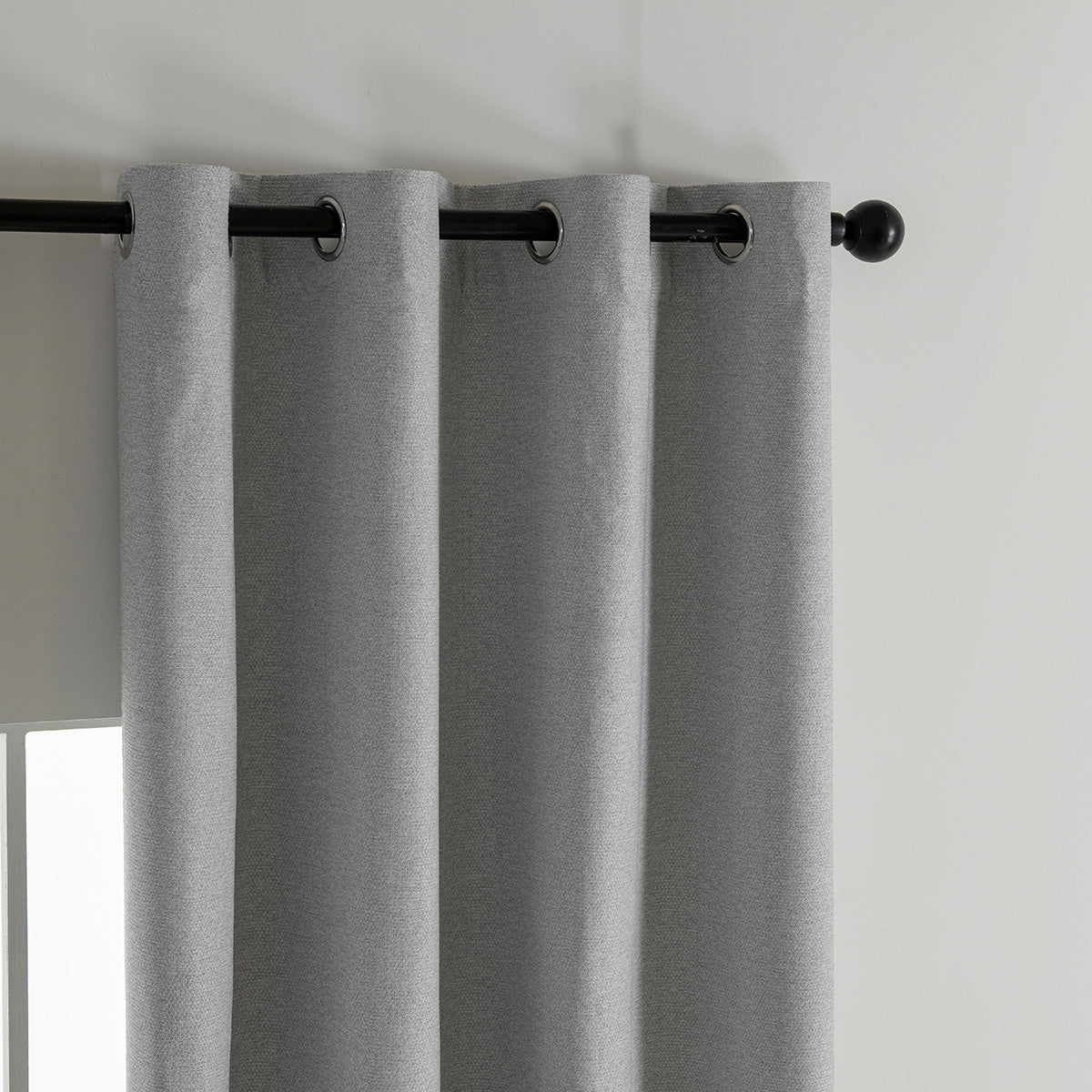 Κουρτίνα Full Blackout Σκίασης με 8 Κρίκους Elite Art 8392 140x270εκ Ασημί