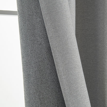 Κουρτίνα Full Blackout Σκίασης με 8 Κρίκους Elite Art 8392 140x270εκ Ασημί