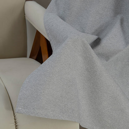 Κουρτίνα Full Blackout Σκίασης με 8 Κρίκους Elite Art 8392 140x270εκ Ασημί