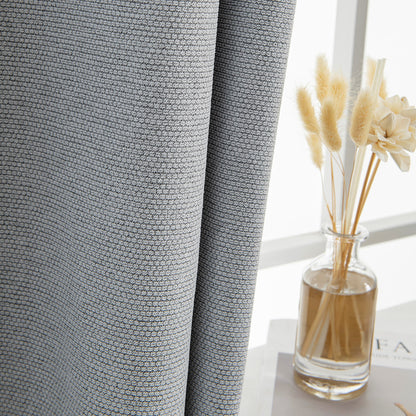 Κουρτίνα Full Blackout Σκίασης με 8 Κρίκους Elite Art 8392 140x270εκ Γκρι