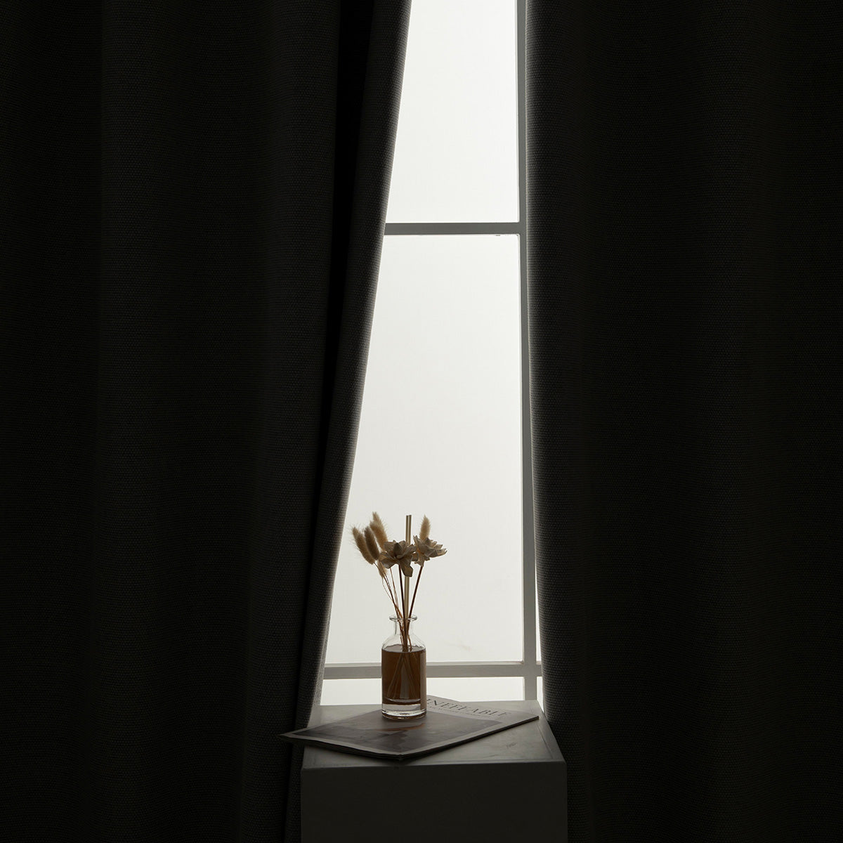 Κουρτίνα Full Blackout Σκίασης με 8 Κρίκους Elite Art 8392 140x270εκ Γκρι